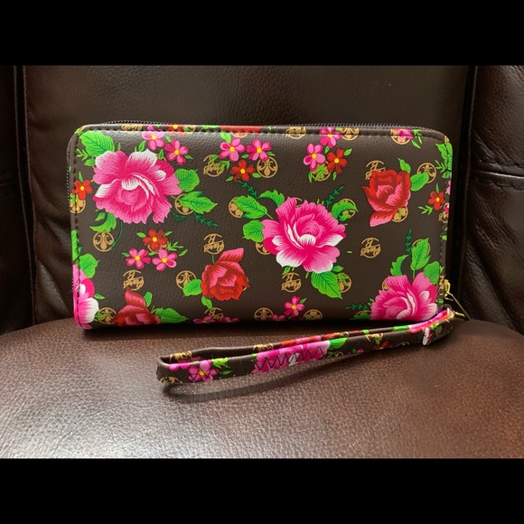 NEW Flowers💐🌺🌸 Long Zipper Wallet - Picture 2 of 9